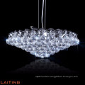 Modern chrome crystal chandeliers with K9 crystal for home 12722